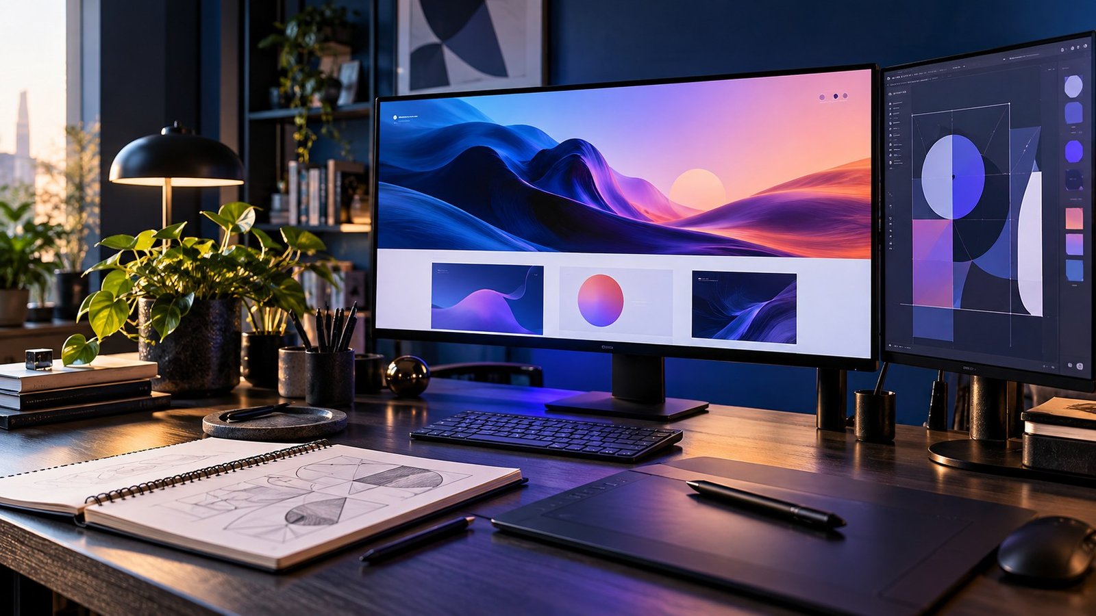 Illustrative design workspace
